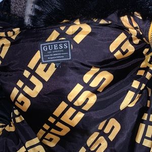 Guess winter fur coat size medium